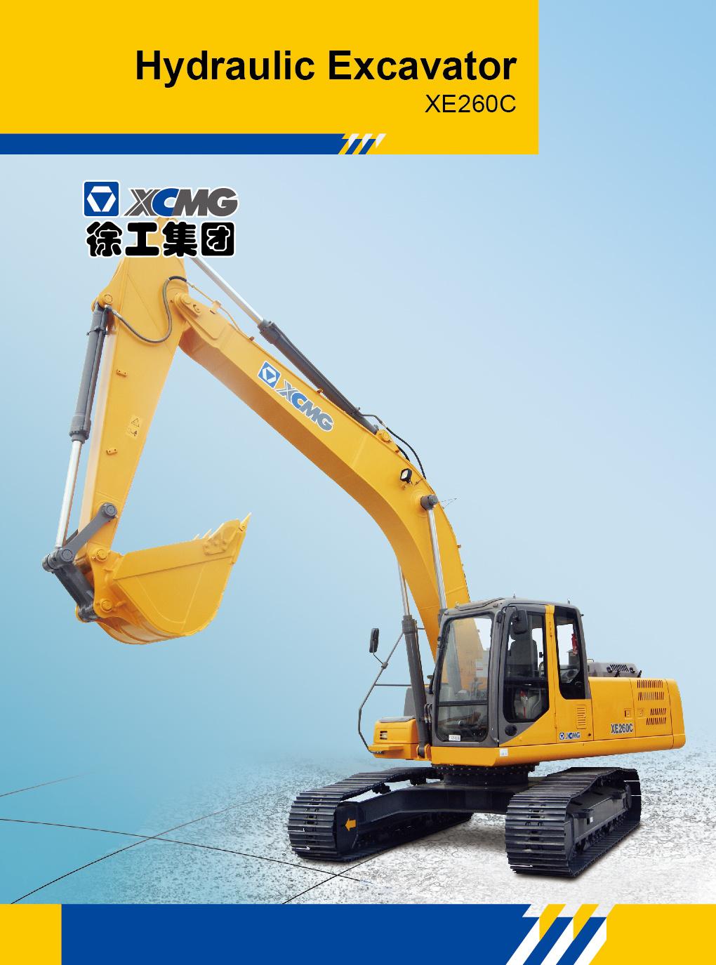 27.5ton Long Boom 18m Reach Hydraulic Crawler Excavator Xe260cll