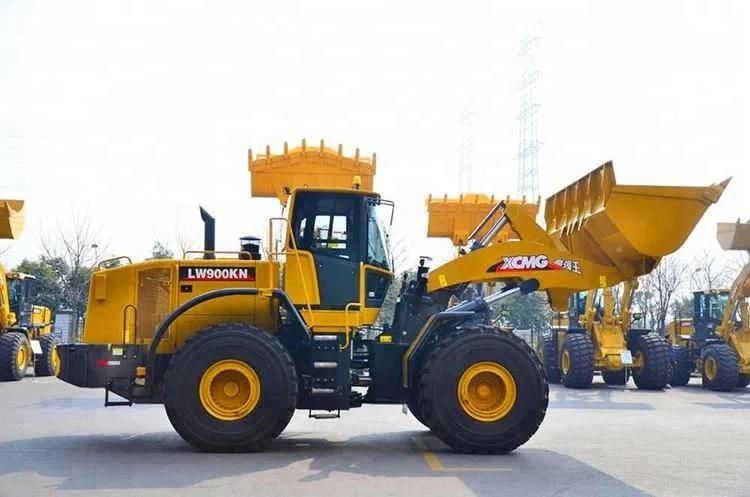 XCMG Official Cheap 9 Ton Wheel Loader Lw900kn China Top Brand Front End Loader with Spare Parts Price List for Sale