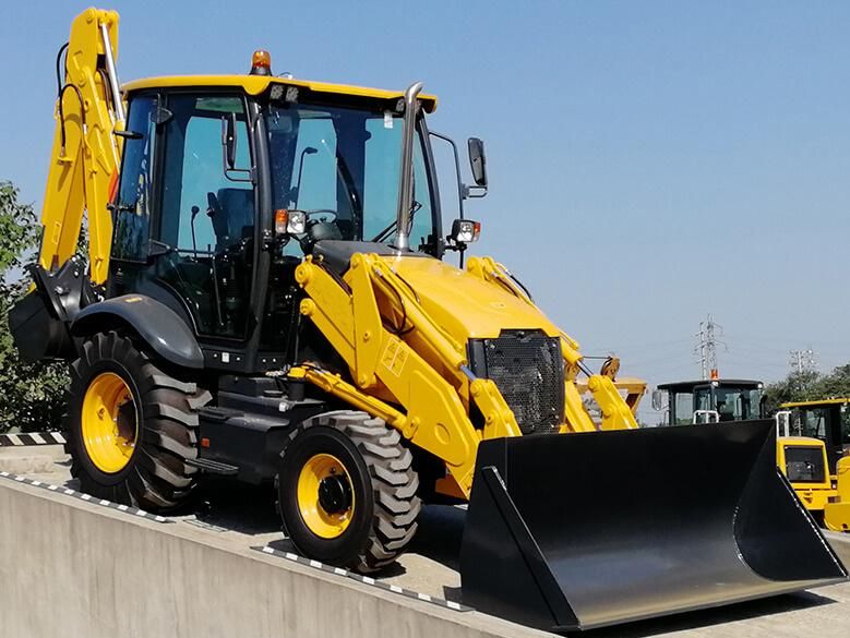 Liugong Clg775 1m3 Front and Backhoe Wheel Loader