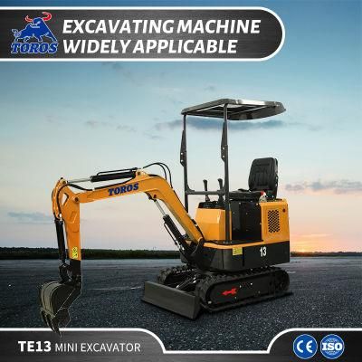 CE ISO Certification New 1 Ton Hydraulic Crawler Small Digger Machine New Mini Excavator for Sale with Cheap Price