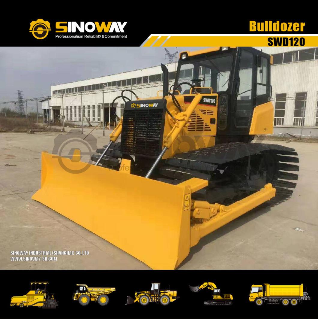 120HP Mini Wetland Bulldozer with Swamp Track Shoe