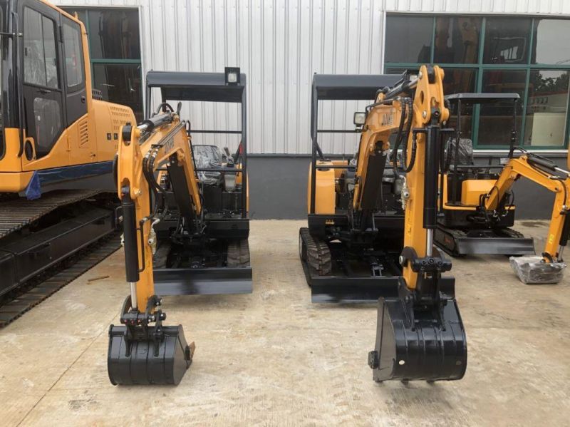 New Price of 2500 Kg Mini Excavator Small Crawler Hydraulic Diggers Equipped with Attachment Tools