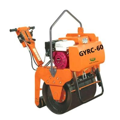 Construction Machinery Gasoline Walk-Behind Single Drum Roller Compactor