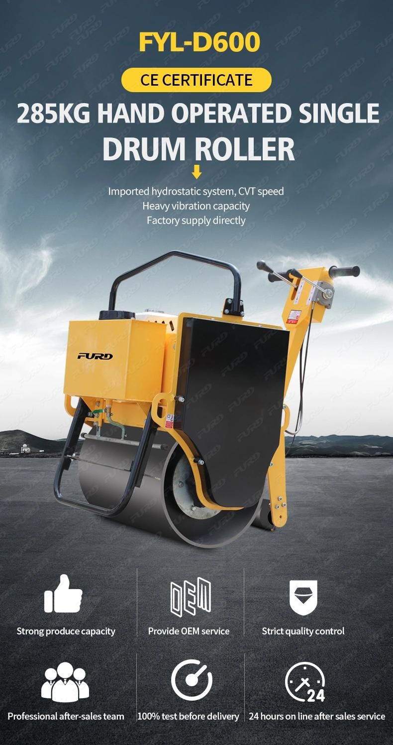 Manufacturer Sell Mini Vibratory Road Roller Compactor Price