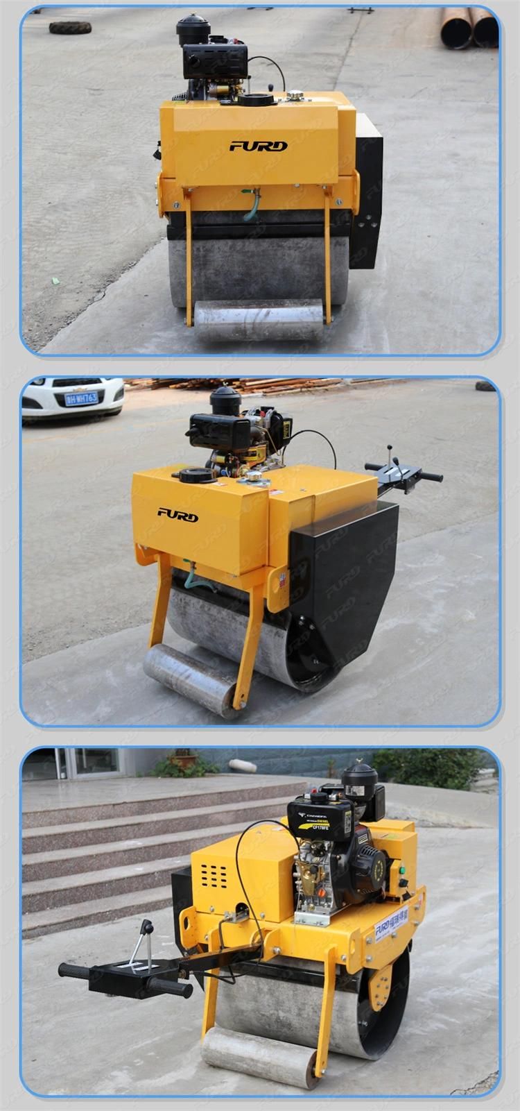 500kg/ 2 Ton Single Drum Vibratory Road Roller Soil Compaction Machine Made in China