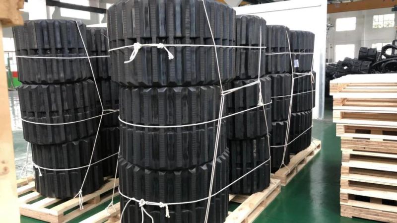 Cheap Promotional Rubber Track Roboter Crawler Chassis Undercarriage System for with Remote Control Construction Machinery Track