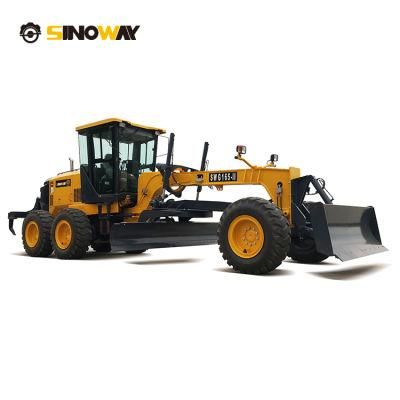 Road Construction Machine 170HP Compact Motor Grader with Moldboard and Ripper