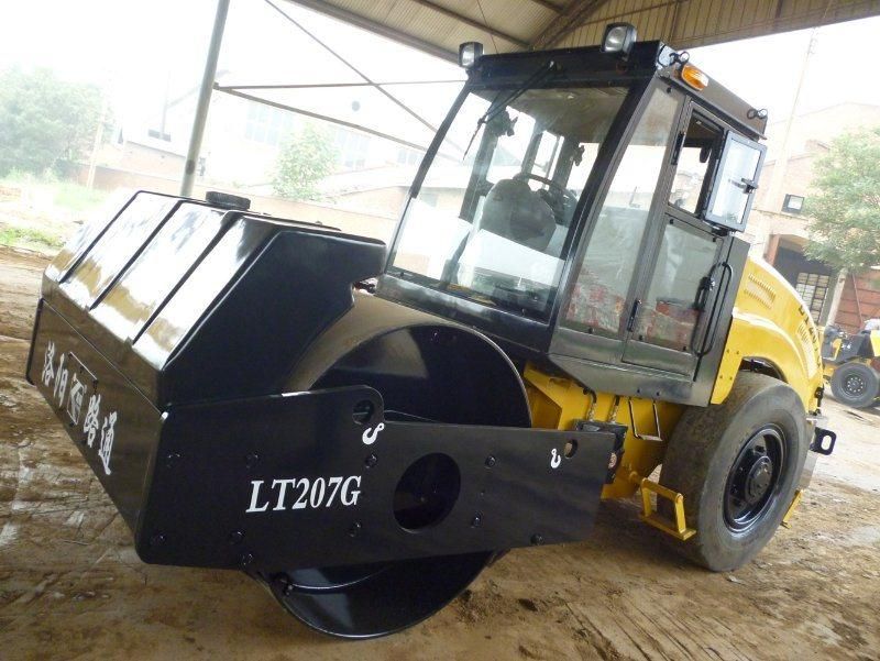 China 7 Ton Mini Roller Single Drum Vibratory Roller Lt207g