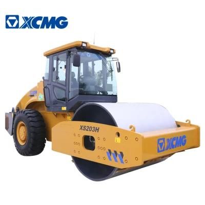 XCMG Earth Compactor Machine 20ton Hydraulic Roller Xs203h Single-Drive Vibratory Road Roller with The Best Price