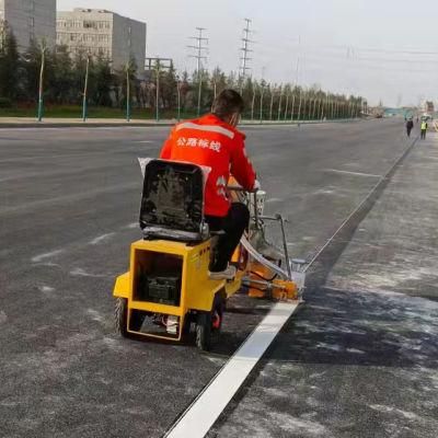 Hand-Pushing Thermoplastic Road Marking Machine Use Electric Driver