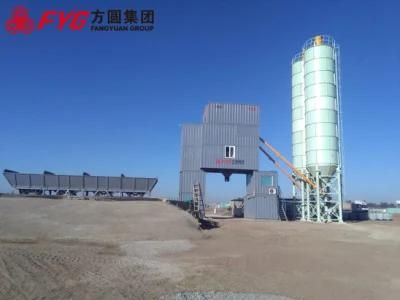 Hzs90d Concrete Equipment Steel Silo Machine Cement Concrete Batching Mixing Plant