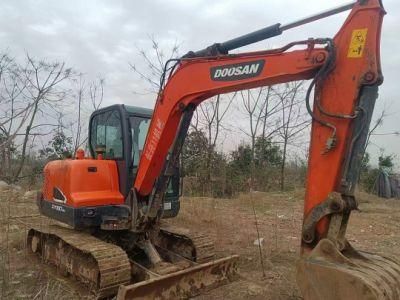 Used Doosan Dx55 Small Excavator in Stock for Sale Great Condition