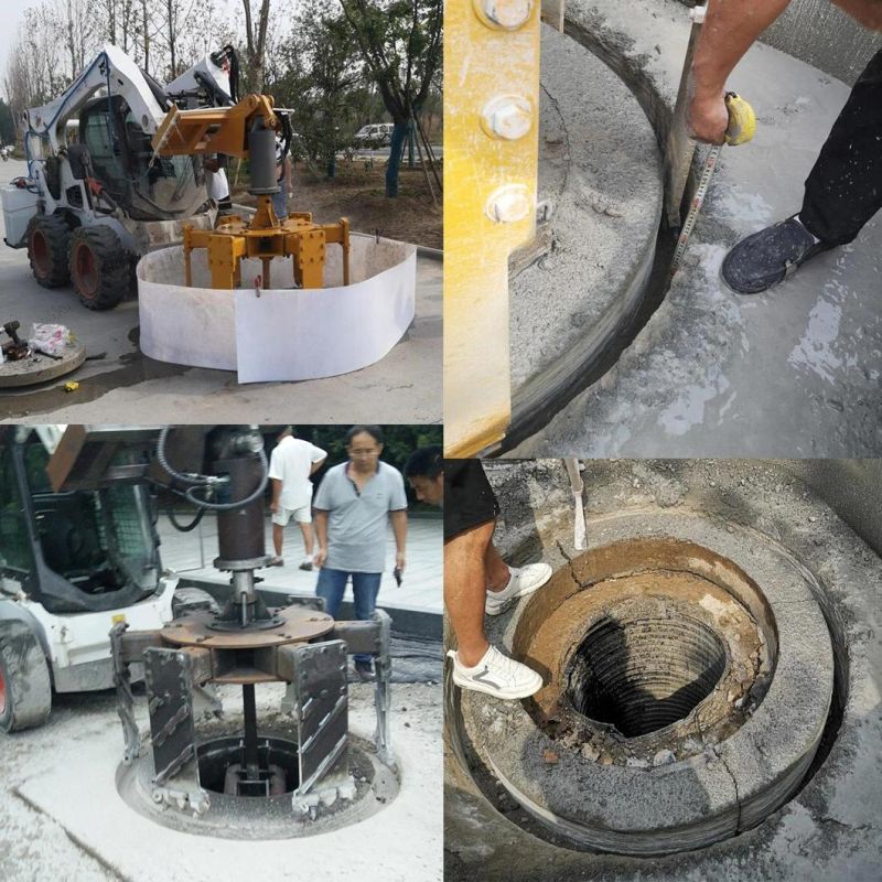 Manhole Cutter Attachment Manhole Saw for Skid Loader