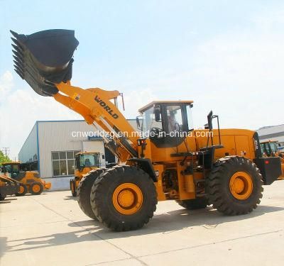 240HP Engine Powered Wheel Type Front Loader 6 Tons