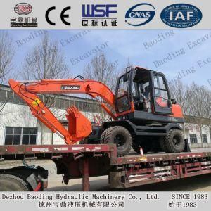 Baoding Machinery New Small Wheel Excavator with Best Price