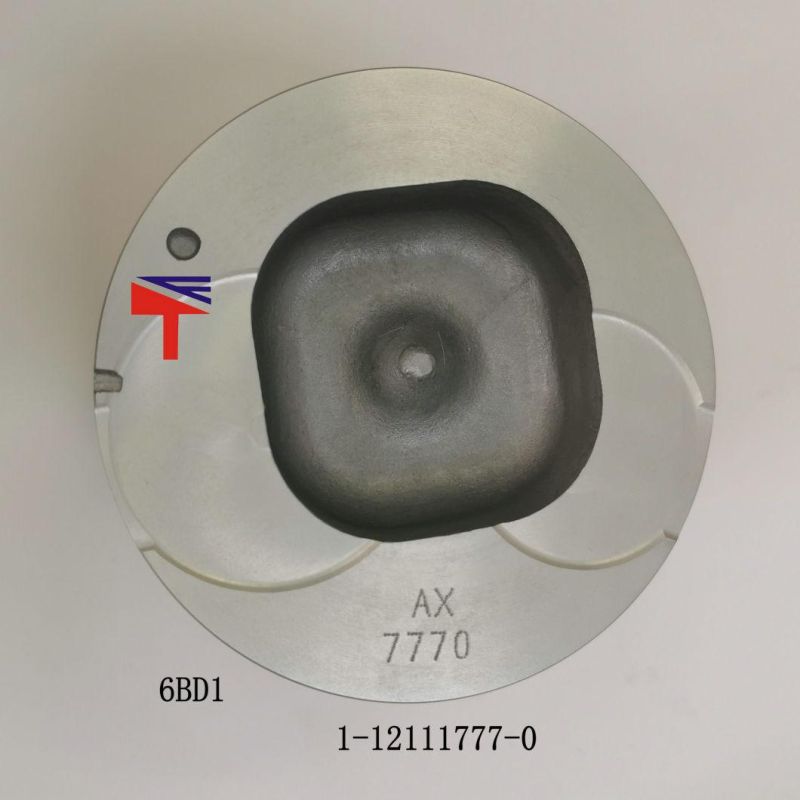 High-Performance Diesel Engine Parts Piston 1-12111777-0 for Excavator Zx200-1 Zx200-2 Engine 6bd1