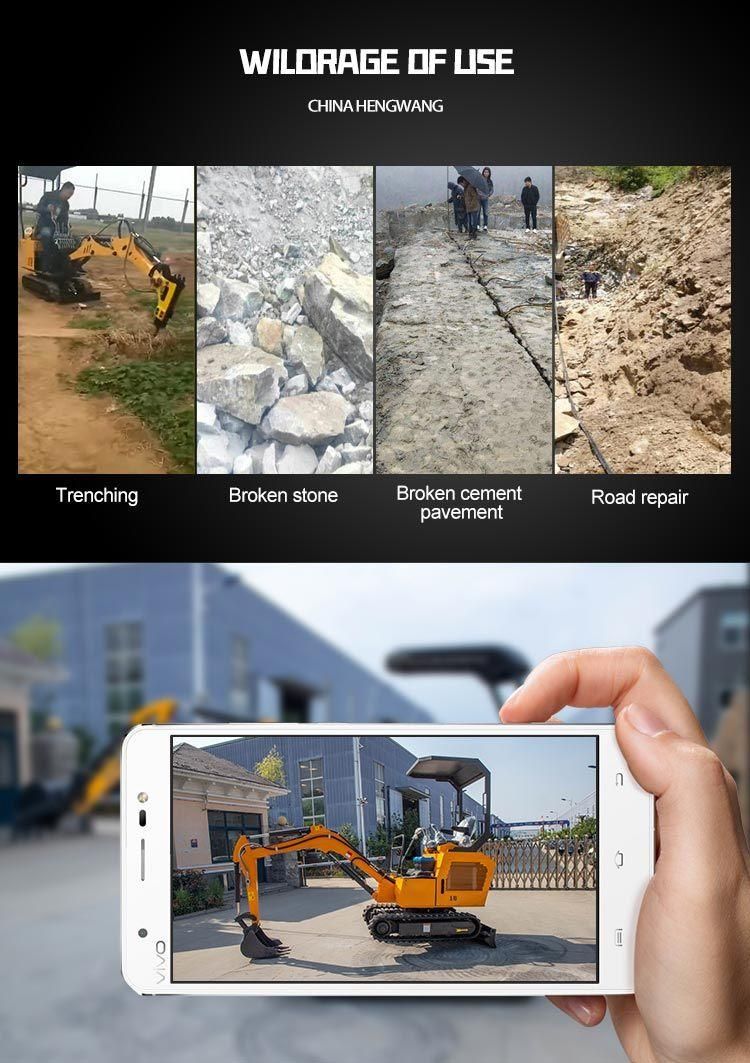 Hammer Mini Excavator with Factory Price Home Excavator