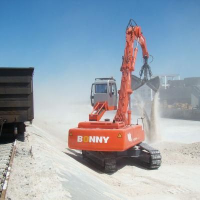 China Wzy48-8c Bonny 48 Ton Hydraulic Material Handler with Rotational Clamshell Grab