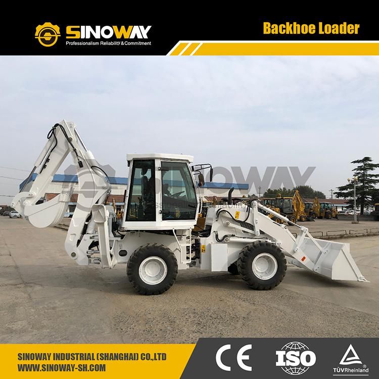 100HP Telescopic Backhoe Loader with 4 in 1 Bucket