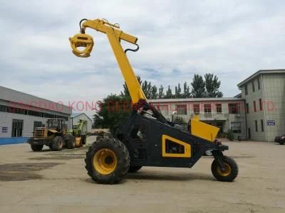 Telescopic Boom Sugar Cane Loader Wood Timber Logger Grabbing Graber Machine Machinery Sugarcane Loader