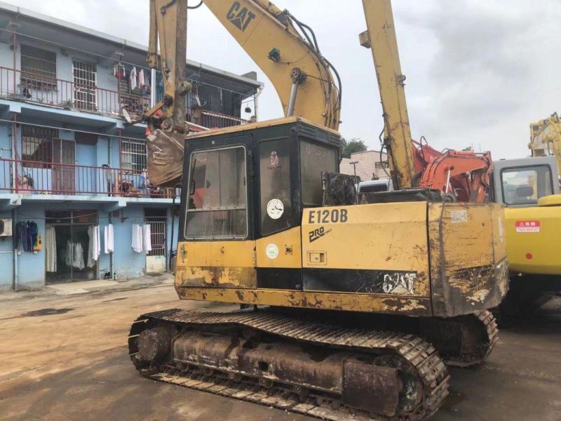 New Arrival 0.5m3 Original Color Used Caterpillar E120b Excavator