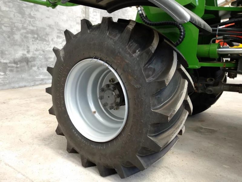 Mini 800/1200kg Zl08/Zl12 Grass Tires/Tubeless Tyres Garden Wheel Loader for Sale