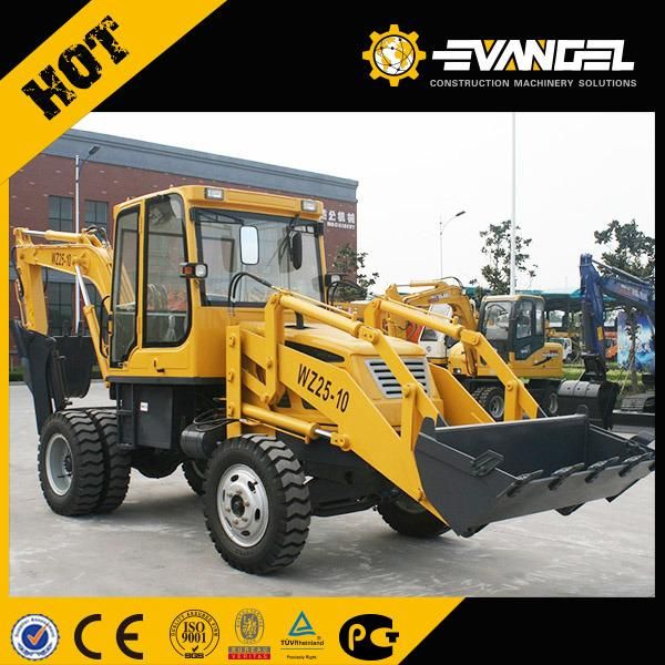 Backhoe Loader Wzl25-10A (6ton backhoe loader, 0.75m3 backhoe loader)