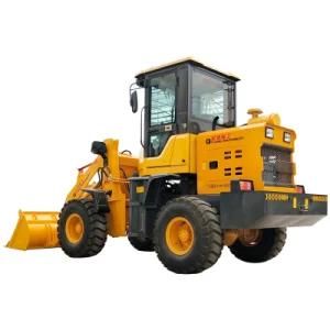 Agriculture 1.2 Ton Tractor Telescopic Front End Loader Small Mini Backhoe Wheel Loader