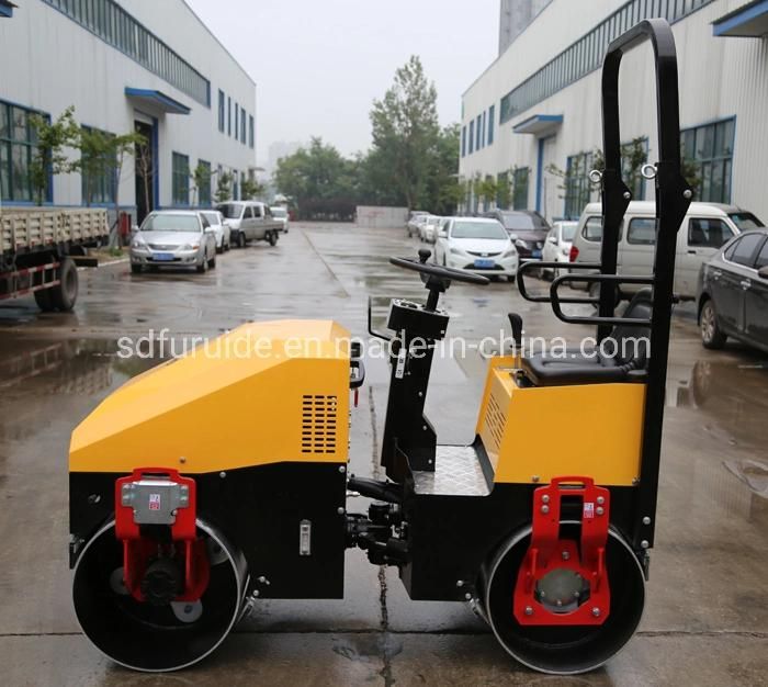 Smooth Drum Road Roller Double Drum Vibratory Road Roller Compactor Fyl-890