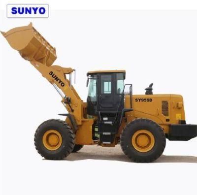 Brand Sunyo Sy956D Model Wheel Loaders Are Similar as Excavators, Backhoe Loaders and Skid Steer Loader