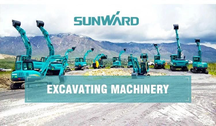 Sunward Swe150e Mini Excavator Garden Crawler Excavators at Cheap Price