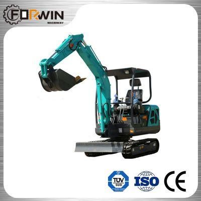 2.5 Ton Fw25b Mini and Compact Rubber Crawler Belt Track Excavators with CE for Sale