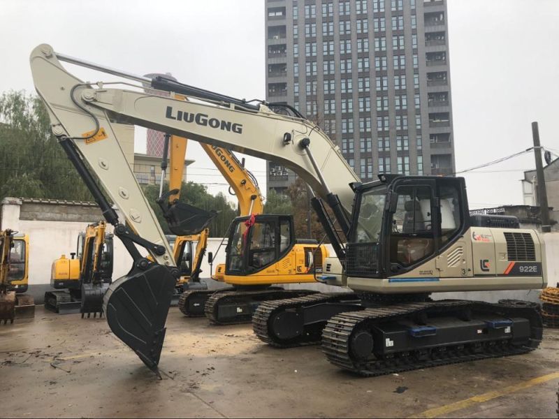 Chinese Brand Liugong 922e 22ton Hydraulic Crawler Excavators