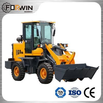 1 Ton Fw910b Mini and Compact Front End Shovel Articulated Steering 4WD Track Small Wheel Loaders