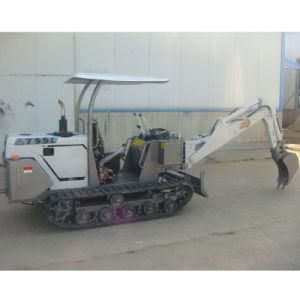 Crawler Backhoe Mini Compact Hydraulic Excavators with Canopy