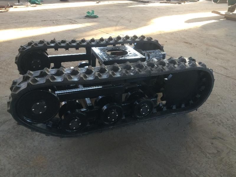 Rubber Track Undercarriage, Chassis for Small Machine (Size Adjustable)