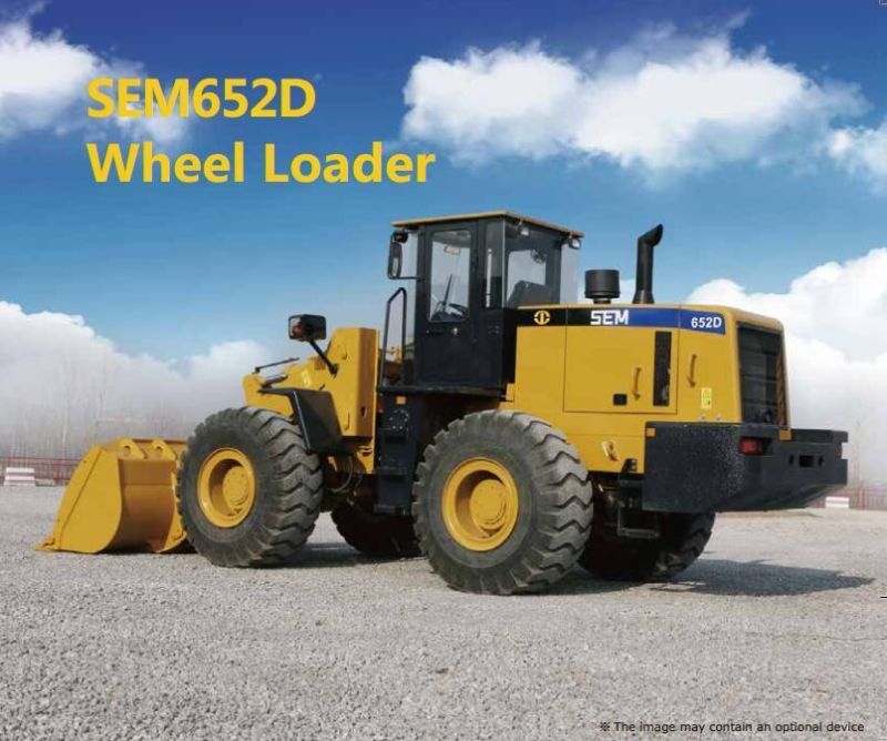 Hight Quality 5t Wheel Loader Sem 652D Loader for Sale
