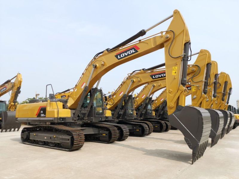 Lovol Fr330e Mining Machine Used Second Hand Crawler Excavator Big Digger Caterpillar Komatsu Hitachi 6 Ton Construction Machinery Excavators for Sale Fr330