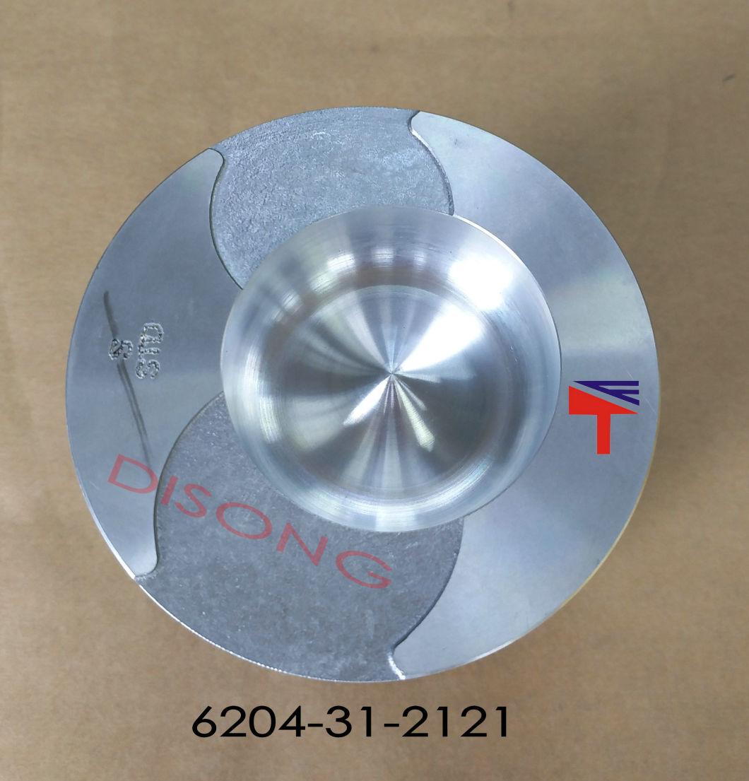High-Performance Diesel Engine Engineering Machinery Parts Piston 6204-31-2121 for Engine Parts 6D95L 4D95 Excavator Parts PC60-7 Generator Set