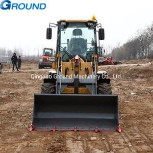 For construction industry 1.5ton bucket high quality mini wheel tractor loader