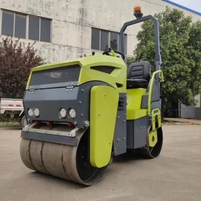 Road Construction Used Road Roller for Sale Hand Push Mini Double Roller Road Roller