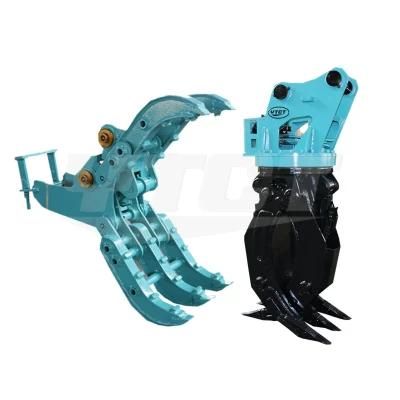Ytct Hydraulic Log Forest Wood Grapple for Excavator