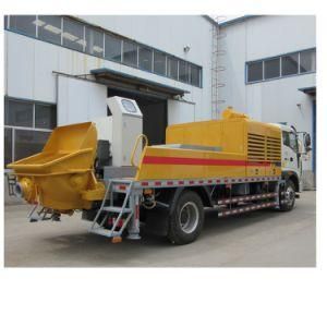 Stationary Concrete Pump Mounted on Truck