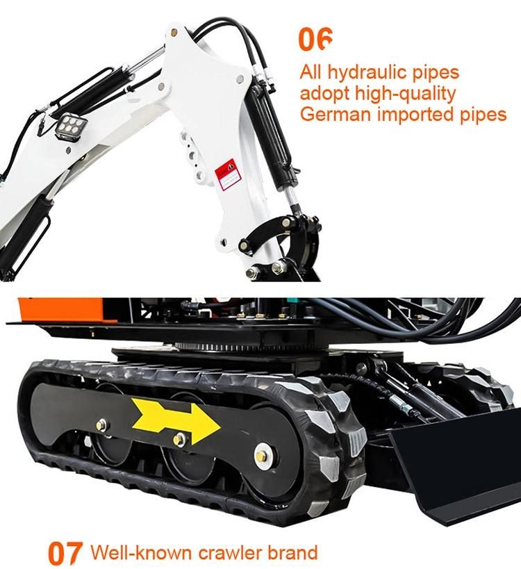 Construction Machinery Backhole Loader Excavator Machine