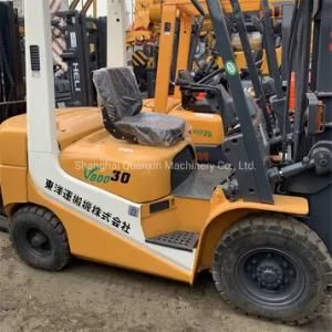 Tcm Fd30 3 Tons Used Diesel Made in Japan Forklift on Sale