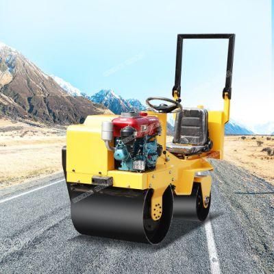 Small Double Smooth Drum Road Roller Machine for Construction