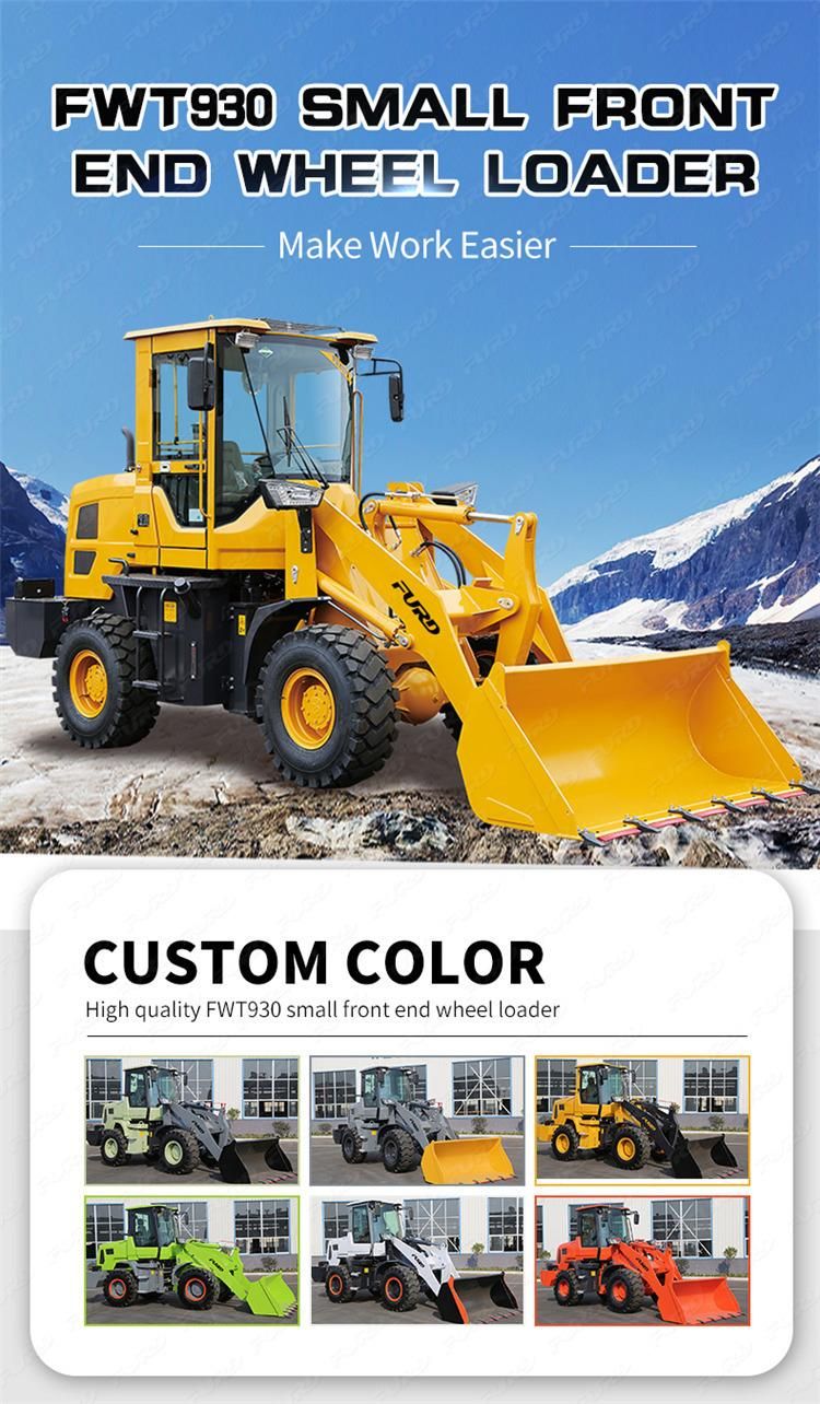 Wheel Loader Articulated Front End Loader for Construction Work