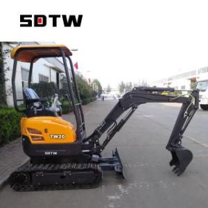 Sdtw Ce Certificated Mini Excavator, Mini Digging Machine Mini Excavator for Sale