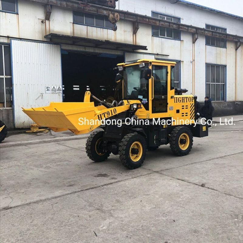 2 Ton Loaders Mini Wheel Loaders with 0.4 M3 Bucket Capacity