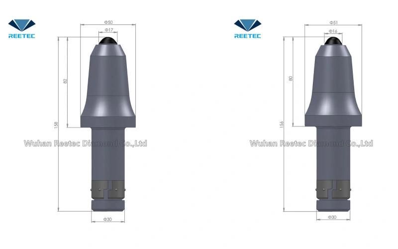 30mm Conical Tools Coal Mining Picks of Superwear Resistant